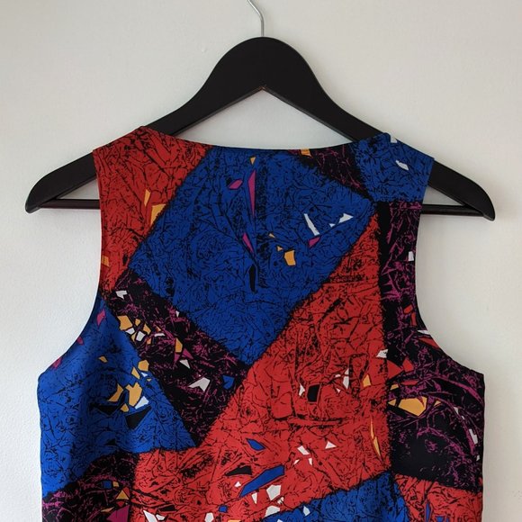 Retro Sleeveless Button-Up Blouse - Picture 4 of 5